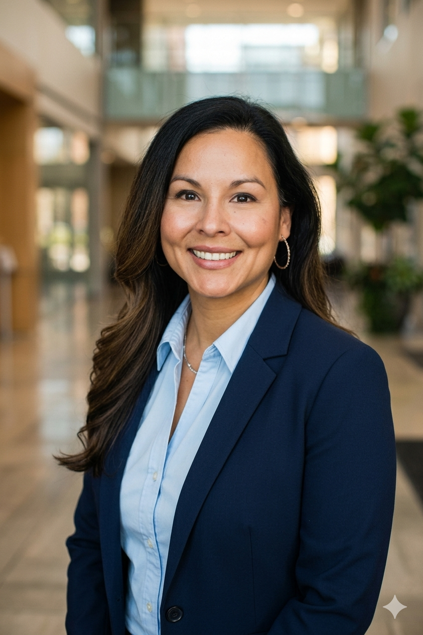 Professional headshot of April, founder of Wall Street 4 Main Street